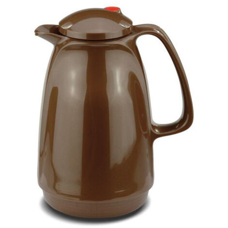 Carafe en plastique thermique brillante neuve. L 1,0 Rotpunkt