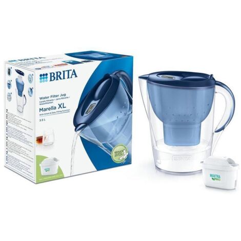 Carafe filtrante BRITA Marella XL Bleue + cartouche filtrante MAXTRA 1051122