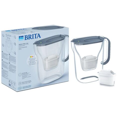 Carafe filtrante BRITA Style Essential Bleu pierre + cartouche filtrante MAXTRA PRO 1057790