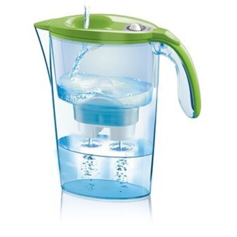 Carafe  Stream  (capacité 2,3 litres) avec 2 filtres à charbon actif  Bi-Flux 