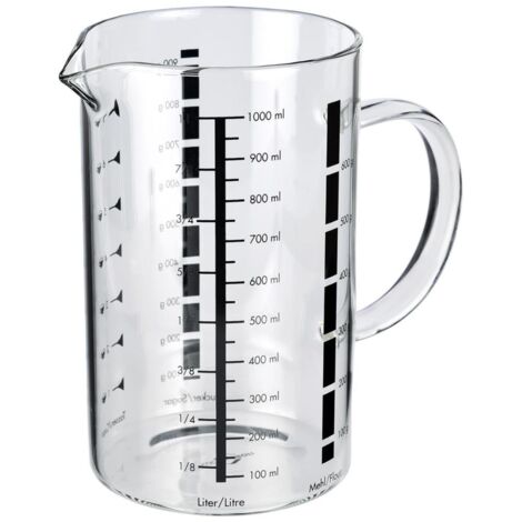 Caraffa dosatrice Küchenprofi da 1 litro in vetro