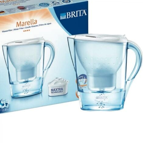 Brita Marella Caraffa Filtrante con 3 Filtri Mxpro Bianco