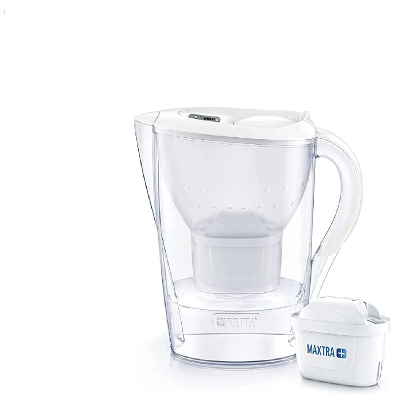 Image of Caraffa filtrante Marella per acqua capacita' 2,4 lt per la riduzione di cloro calcare e impurita' - Brita