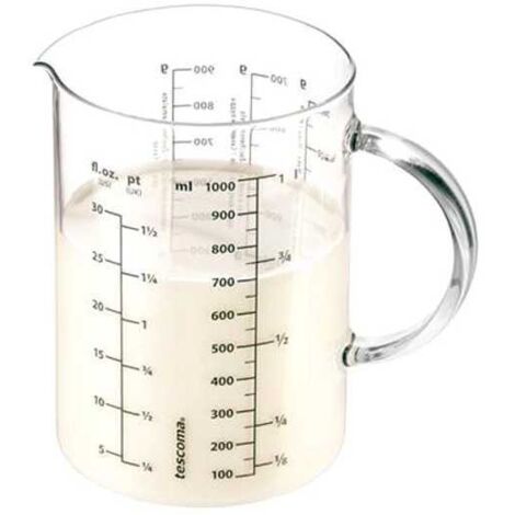Caraffa graduada de vidrio L 1,0 Delicia Tescoma 630434