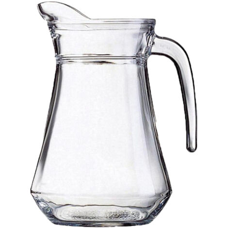 Caraffa in vetro bottiglia brocca da 1 litro per vino bibite tavola cucina ristorante hotel elegante