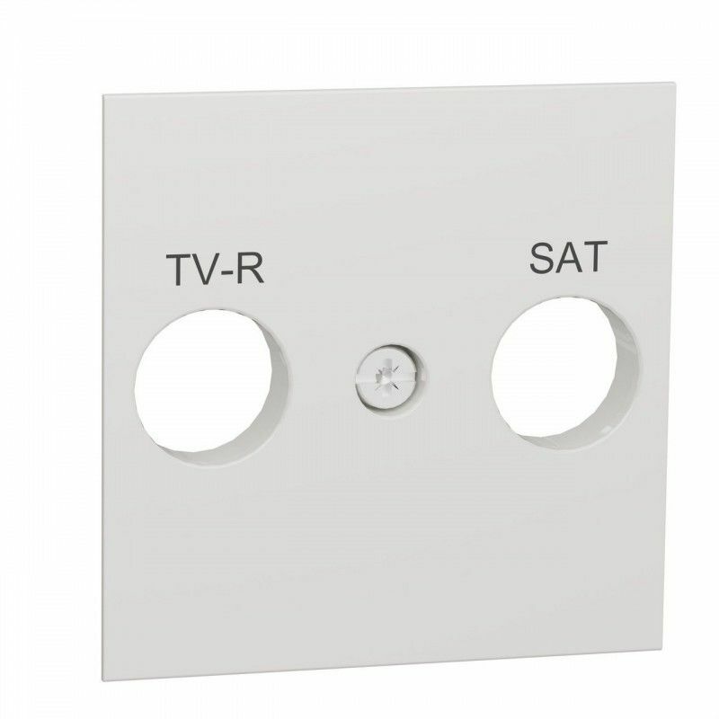 Schneider Electric - Caratula toma r-tv/sat polar schneider NU944118