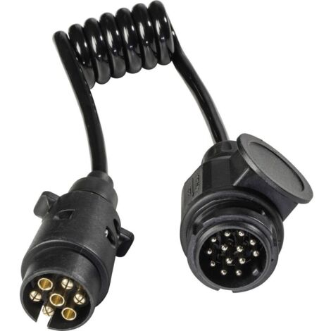 Caravan Adapterkabel 13-polig auf 7-polig 1m H05VV-F 7x1,0 IP44