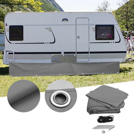 DRILLPRO Caravan Awning Mud / Draught Skirt 7m Length X 50cm Depth Wheel Arch Covers