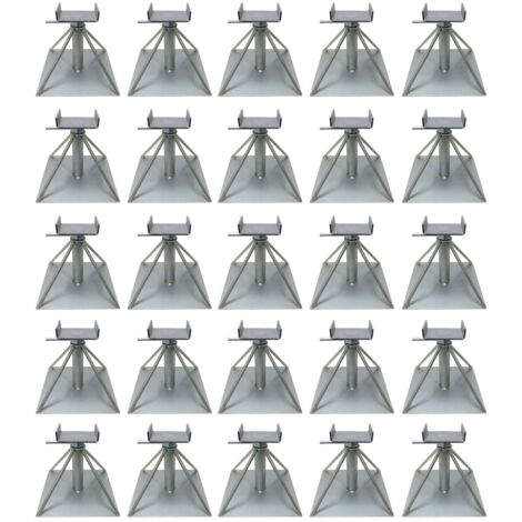 Caravan Chassis Axle Stands x25 (9.5'' - 14'' Mobile Home Static Support Main Unit Primary)