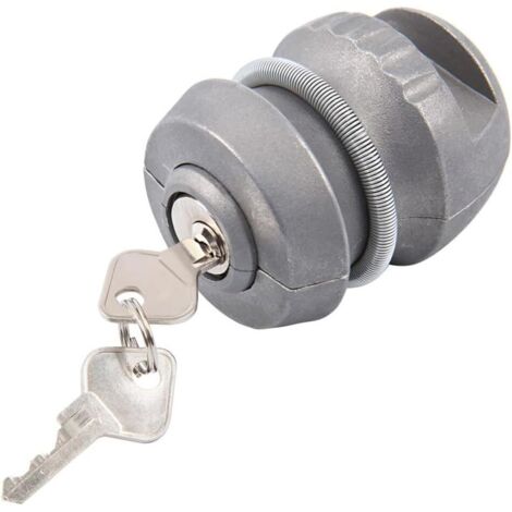 Caravan Hitch Lock, Zinc Alloy Trailer Hitch Lock, Trailer Hitch Lock Fits All Trailer Couplings, for All Popular Caravan Couplings