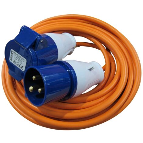 Caravan Mains Hook Up Cable 1.5MM X 10M (Extension Lead Motorhome Boat)