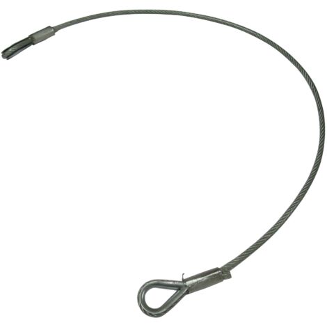 Caravan Tethering Restraining Cable 6MM x 1M - Pack of 48 (2 Ton Clear PVC Coated Chain Down)