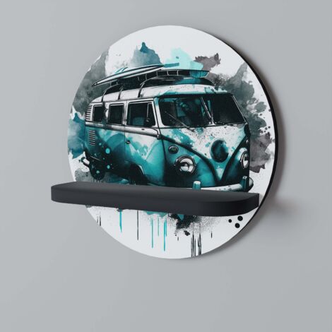 CARAVELLE LEGEND Rundes Regal Schwarz