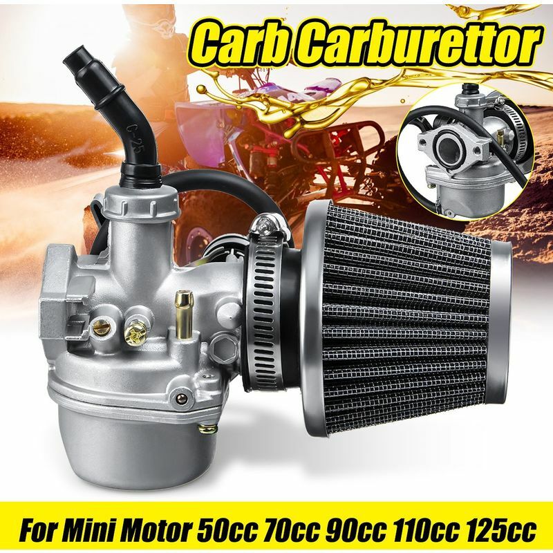 Lucky-88 - Carb Carburateur avec Filtre à Air Pour Mini Motor atv Quad 50cc 70cc 90cc 110cc 125cc