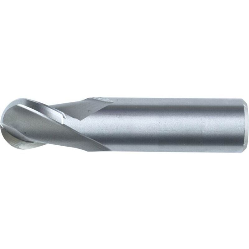 Sherwood - 4.00MM Carbide Plain Shank 2 Flute Ball Nosed Slot Drills