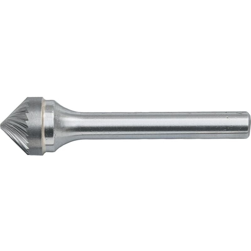 York - 9.5 x 4.7MM Conical 90 Inc. Angle Carbide Rotary Burr Cut 9 - Chipbreaker