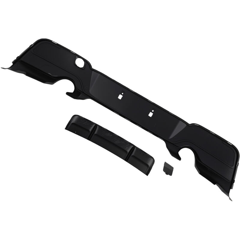 Carbon Black PP for BMW 1 Series F20 11-15 Rear Bumper Lip Diffuser
