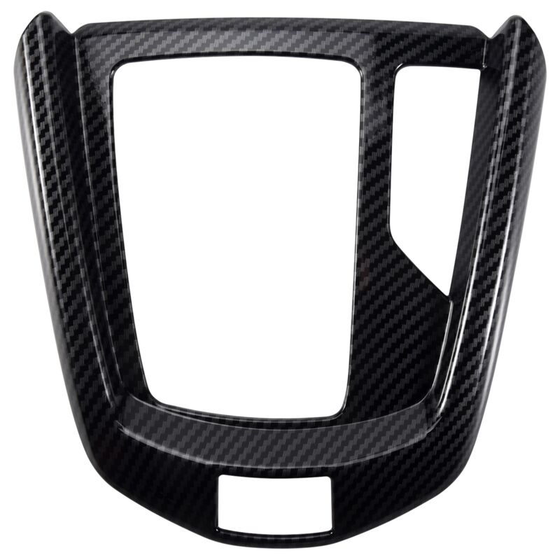 Image of Carbon Fiber abs Auto Zentrale Schaltknauf Panel Rahmen Abdeckung Trim für 2 20-21 -3 15-21 rhd