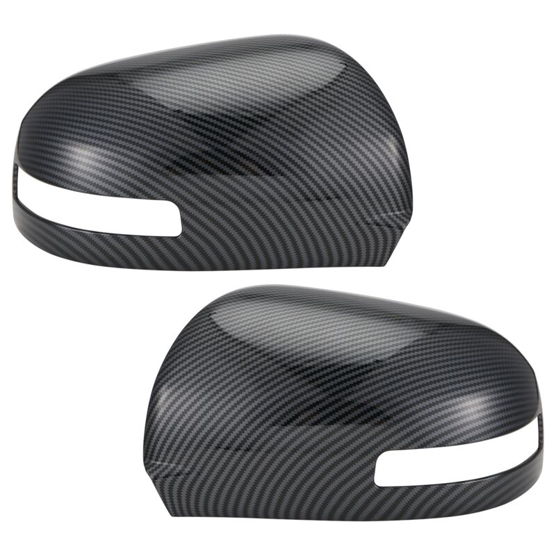 Image of Tlily - Carbon Fiber Auto Rückspiegel Abdeckung Trim für 2013 2014 2015 2016 2017 2018 2019
