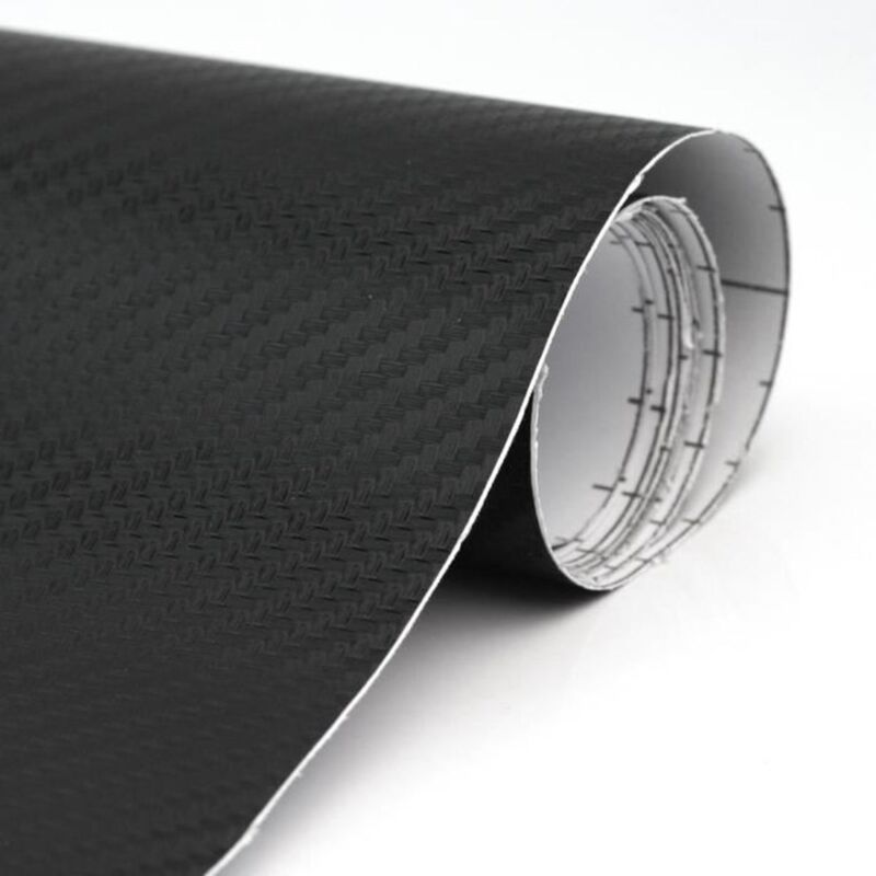 Carbon Fiber Car Wrap Sticker - New - 150cm x 60cm - Black - Durable