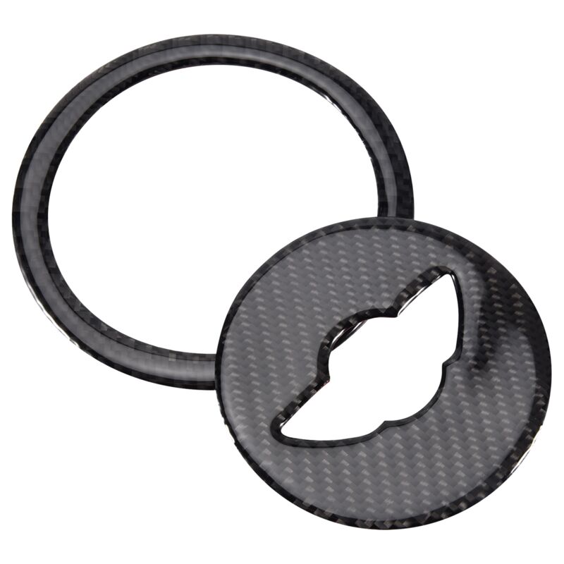Image of Carbon Fiber Lenkrad Abdeckung Aufkleber für R55 R56 r Serie Zubehör