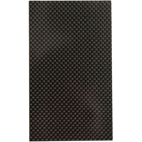 Carbon Fiber Plate Hardness Corrosion Resistance Glossy Surface Carbon Fiber Sheet Twill for Model 75x125x0.5mm/3x4.9x0.02in