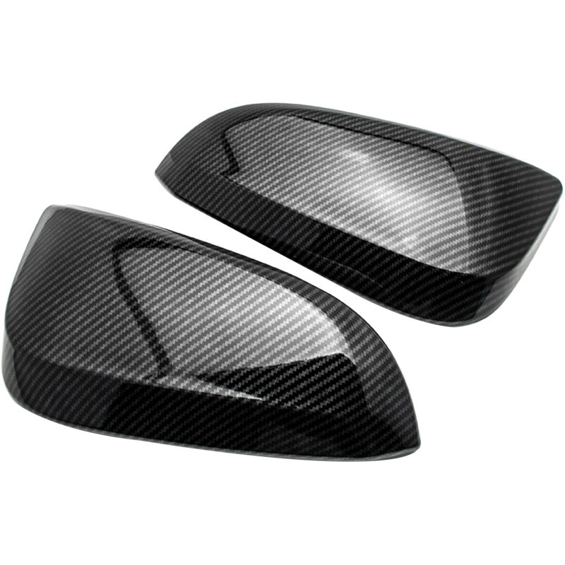 Image of Carbon Fiber Seite Rückspiegel Abdeckung Kappe Dekor Trim für Fortuner