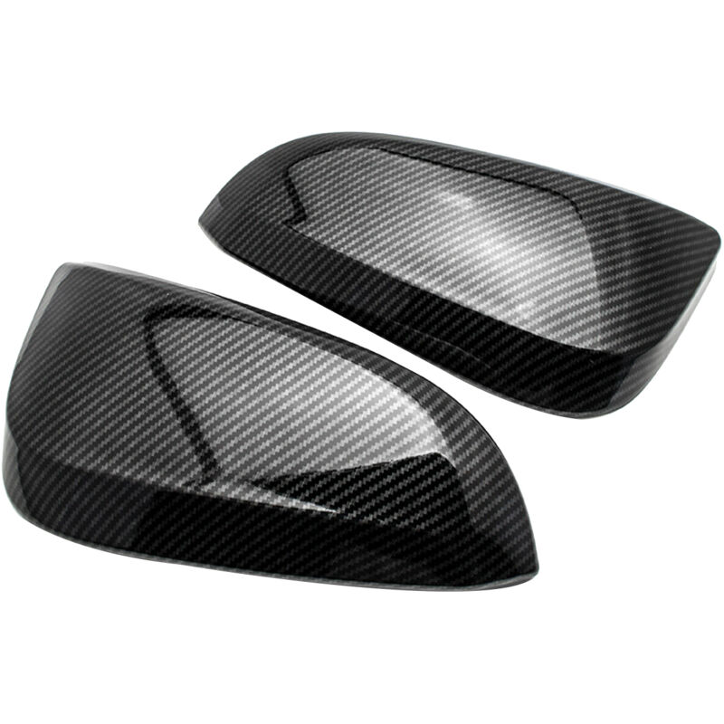 Image of Carbon Fiber Seite Rückspiegel Abdeckung Kappe Dekor Trim für Fortuner