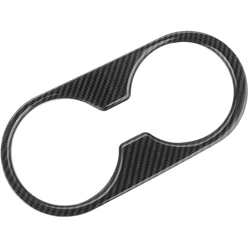 Image of Carbon Fiber Style abs Mittelkonsole Wasserbecherhalter Panel Abdeckung Trim für -3 CX3 2017 2018