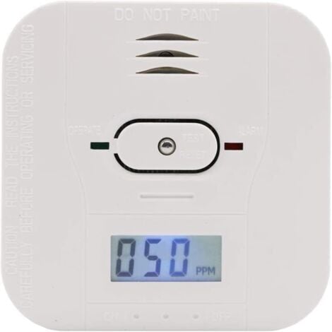 Carbon Monoxide Detector Carbon Monoxide Alarm - 85 DB Alarm
