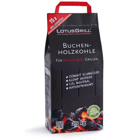 LOTUS GRILL CARBON VEGETAL 2,5 KG - LK-2500