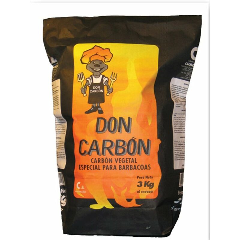 

Industrias Quimicas Cuadrado, - CARBON VEGETAL BOLSA 3 KG