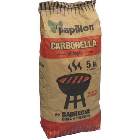 CARBONE BARBECUE 5KG - CF. SACCHETTO PAPILLON