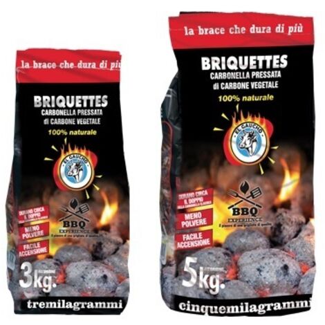 CARBONE El GAUCHO CARBONELLA BRIQUETTE BARBECUE GRIGLIE