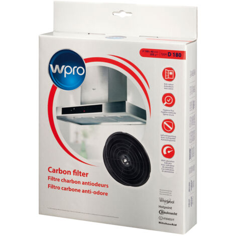 Carbonfilter Ø 190 mm für Whirlpool -Haube 484000008647