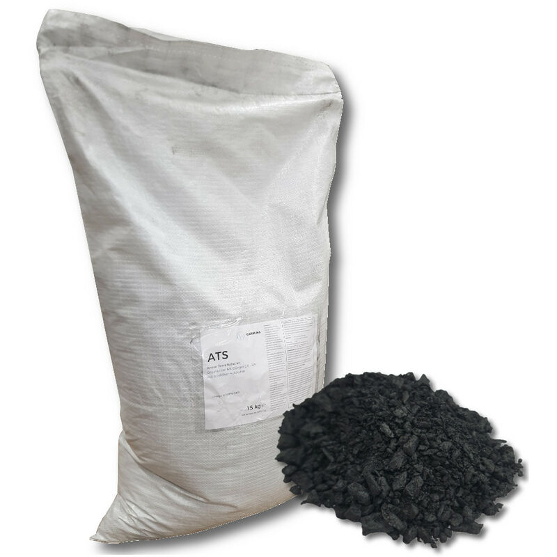 Ats Amino Terra Substrate 15 kg de charbon végétal, engrais universel à long terme - Carbuna