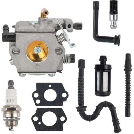 Carburador compatible con Stihl 024 026, XU, MS260 240 024AV 024S Walbro WT-194 Carb HU HS -136A --Crezuo