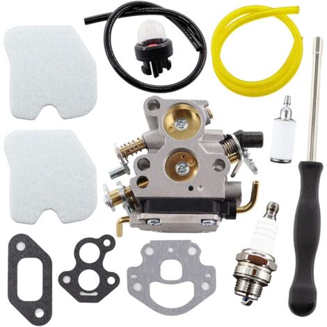 ALOVEZ Carburador con destornillador de ajuste de filtro de aire para motosierra Husqvarna 235 235E 236 236E 240 240E C1T-W33 4 Zama reemplaza 574719402 545072601