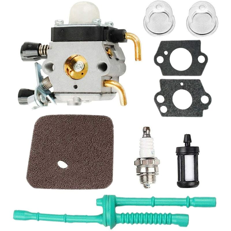 

Carburador con filtro de aire manguera de combustible para Stihl FS55 FS38 FS45 FS46 FS55C FC55 FS74 FS75 FS76 FS80 KM85