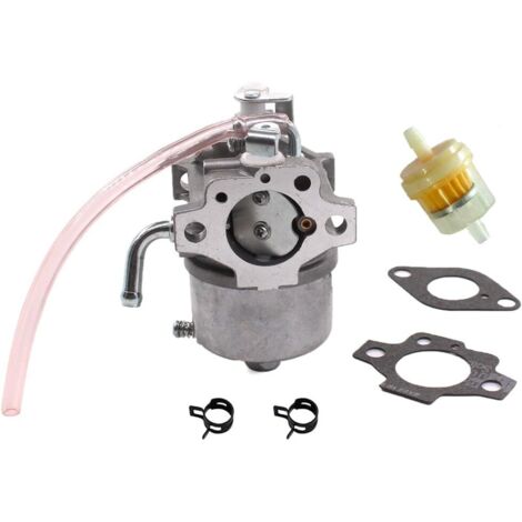 Carburador con filtro de combustible para cortacésped 14SB con motor Kawasaki FC150V de 4 tiempos. Reemplaza 15003-2364, AM121151 y AM124620.