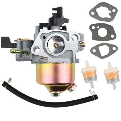 Carburador con junta de filtro para cortacéspedes GXV120, GXV140, HR214, HR194 y HR195 reemplaza la pieza número 16100-ZE6-W01-Crezuo.