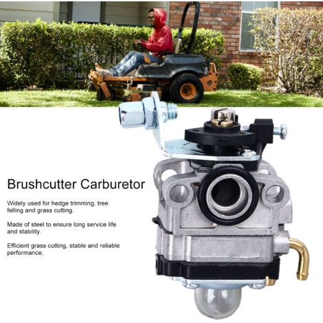 Carburador de acero para desbrozadora/cortasetos: modelo eficiente y fiable para cortar césped y podar (119 g)