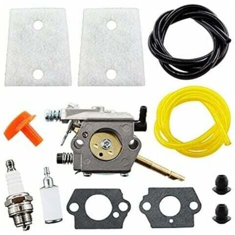 Carburador de Referencia para Filtro de Aire, Bujía, Manguera de Combustible Stihl Modelos H24D, FS48, FS52, FS56, FS62, FS66, FS81, FS86, FS88, FS106, BR400 Walbro WT-45