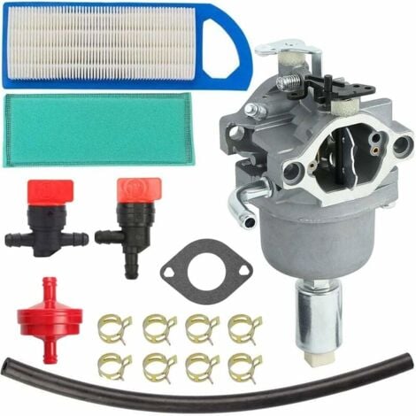 Carburador de repuesto Ulisem para Briggs & Stratton 594593, 591731, 590400, 796078, 498811, 794161, 795477, diseñado para motores de 14.5HP a 21HP, el kit incluye junta, filtro de aire y línea de com