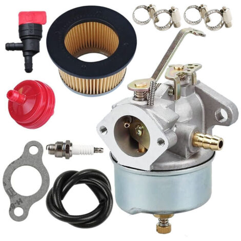 Carburador en línea para Tecumseh 632230 632272, apto para 632631 H50 H60 HH60 HH70 631067A, carburador de 3-8 CV – Kit de reparación completo-Crezuo
