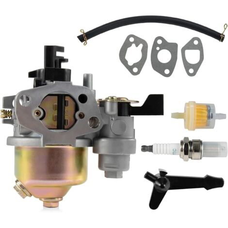 Carburador GX160 para motores GX200, GX120, GX140, GX160 y GX168 de 5 HP, 5.5 HP y 6.5 HP. Reemplazo de 16100-ZH8-W61, 17210-ZE1-517 y 16100-ZH7-W51. Kit GX160.
