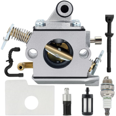 Carburador MS170 MS180 C1Q-S57A para Stihl 017, 018 – Kit de motosierra – Con filtros