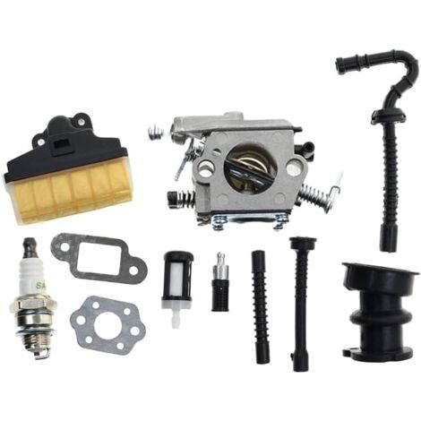 TIGREZY Carburador para motosierra Stihl 021, 023, 025, MS210, MS230, MS250 con filtro de aire 1123, 160 y 1650 y línea de combustible para Walbro WT-286 y WT-215.