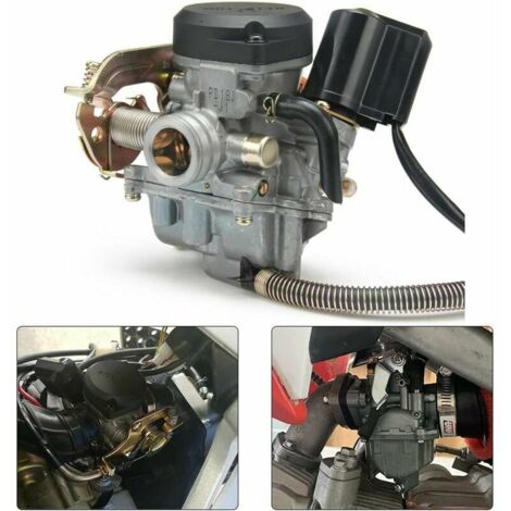 Carburador para scooter de 4 tiempos GY6 50CC 139QMB 139QMA Jonway Baja Jmstar Lance NST Peace Banzer Barton Zipp Romet 18mm PD18J LO-Ron
