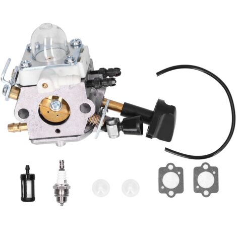 Carburador para sopladores de hojas de gasolina con filtro de combustible – Compatible con STIHL SH56/SH56C/SH86/SH86C/BG86/BG86C/BG86CE/BG86Z/BG86CEZ – Juego completo de aluminio